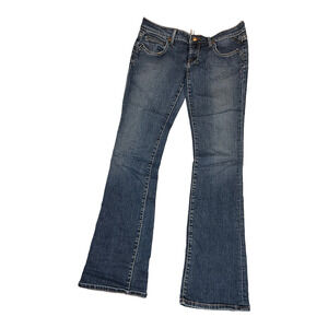 Brown Label Womens Prancer Jeans Sz 29 Low Slim Bootcut Medium Wash USA $210